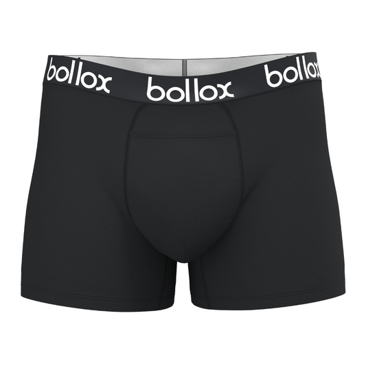 7 PACK BUNDLE: Black with Black - Men's Trunk - Bamboo & Cotton Blend (£10 each)