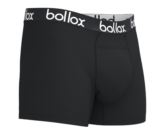 Black with Black - Men's Trunk - Bamboo & Cotton Blend (1Pack)
