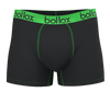 Black with Green Men’s Trunk Underwear – Bamboo & Cotton Blend (1 Pack)