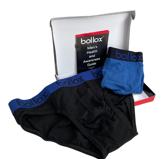 Black & Blue Duo Tone Set - Men's cotton briefs (2 pack)