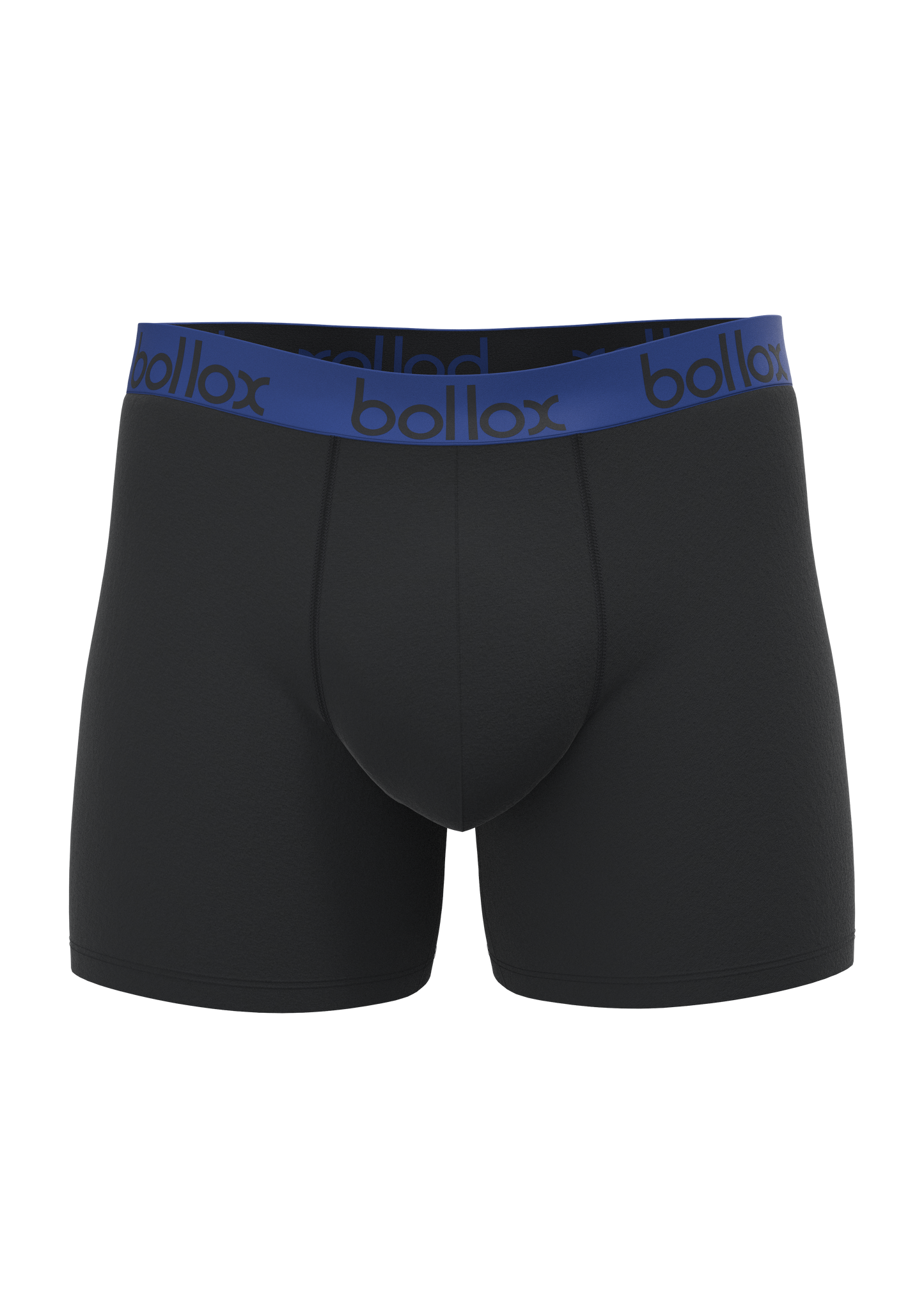 Black & Blue Duo Tone Set - Men's cotton boxer shorts (2Pack)