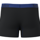 Black with Blue - Men's H-Fly Trunk - Bamboo & Cotton Blend (1Pack)