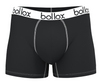 Black with White - Men's Trunk - Bamboo & Cotton Blend (1Pack)