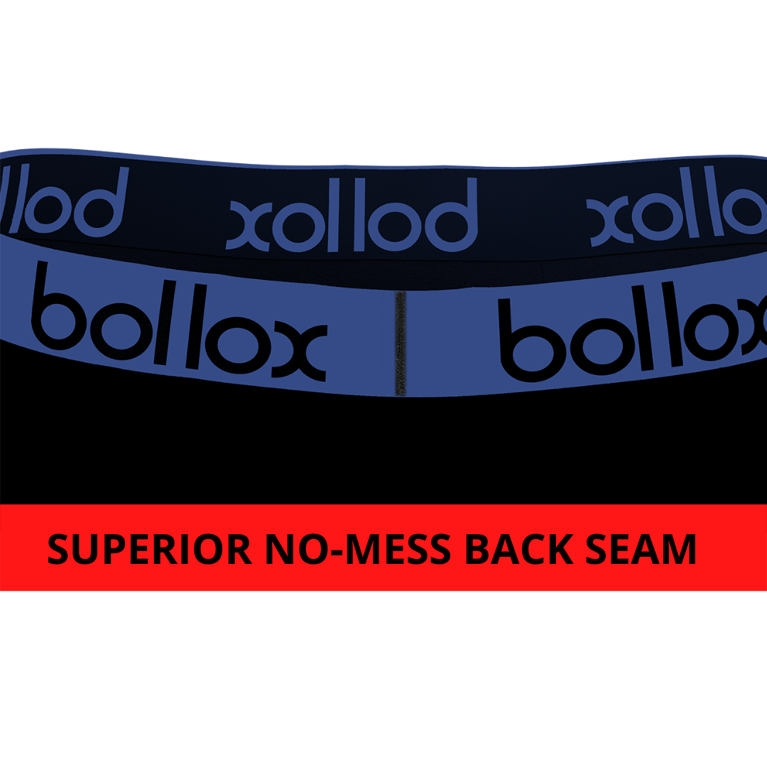 Black & Blue Duo Tone Set - Men's cotton briefs (2 pack)