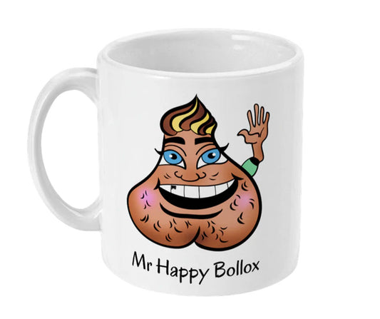 Mr Happy Bollox - Mug