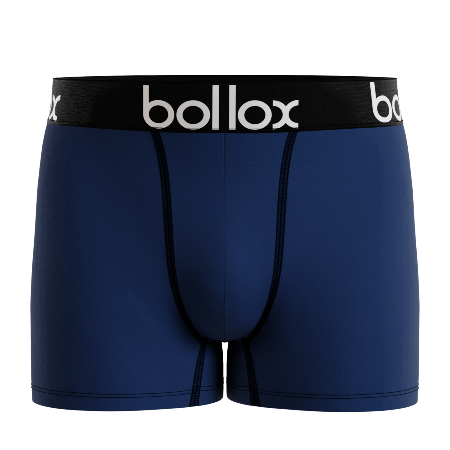 Blue with black band - Men's Trunk - Bamboo & Cotton Blend (1Pack)