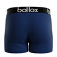 Blue with black band - Men's Trunk - Bamboo & Cotton Blend (1Pack)