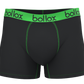 Black with Green - Men's Trunk - Bamboo & Cotton Blend (1Pack)