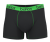 Black with Green - Men's Trunk - Bamboo & Cotton Blend (1Pack)
