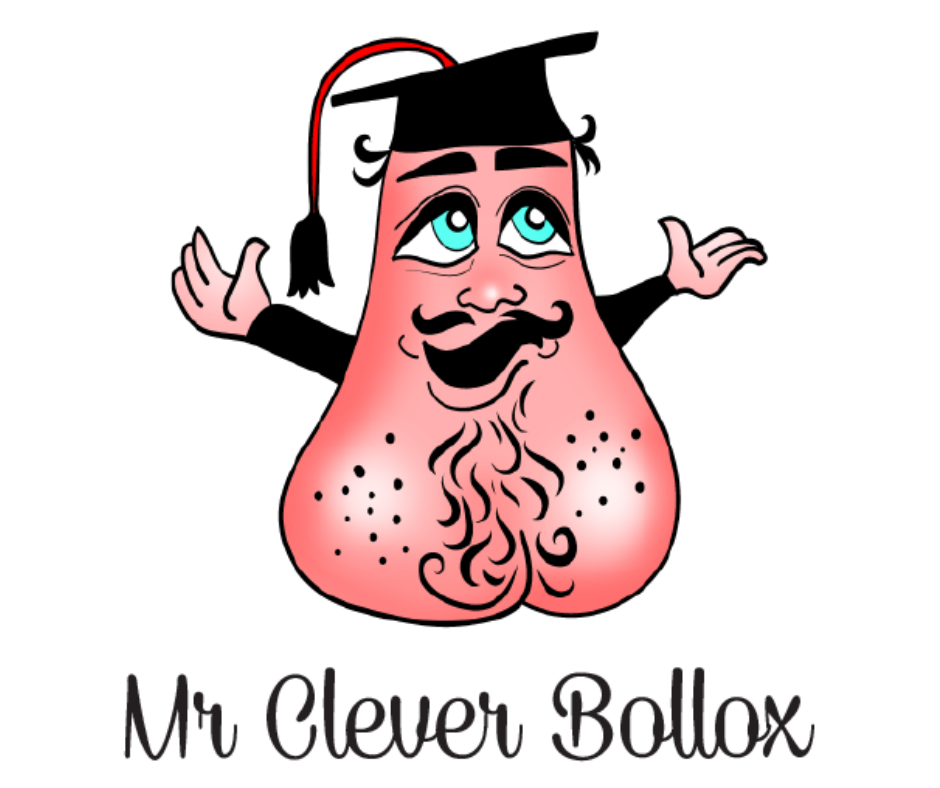 Mr Clever Bollox  - Men's Trunk - Bamboo & Cotton Blend (1Pack)