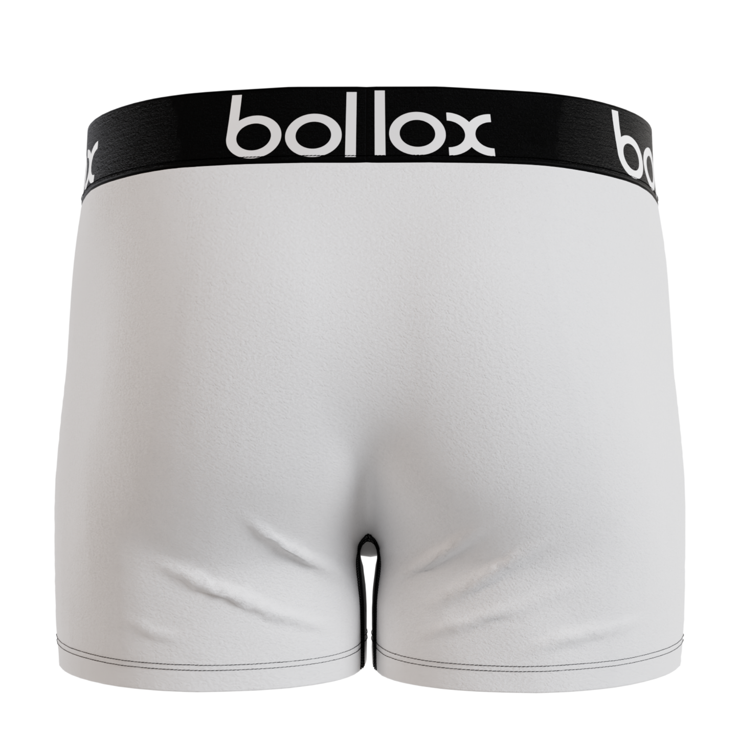 White with black band - Men's Trunk - Bamboo & Cotton Blend (1Pack)