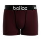 Wine with black band - Men's Trunk - Bamboo & Cotton Blend (1Pack)
