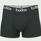 Black with Black - Men's H-Fly Trunks - Bamboo & Cotton Blend (1Pack)