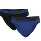 Black & Blue Men's Underwear Briefs.- 2 pack