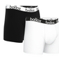 Black & White Men's Underwear Boxer Short Trunks.- 2 pack