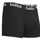 Black with Black - Men's H-Fly Trunks - Bamboo & Cotton Blend (1Pack)