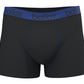 Black with Blue - Men's Trunk - Bamboo & Cotton Blend (1Pack)