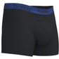 Black with Blue - Men's H-Fly Trunk - Bamboo & Cotton Blend (1Pack)