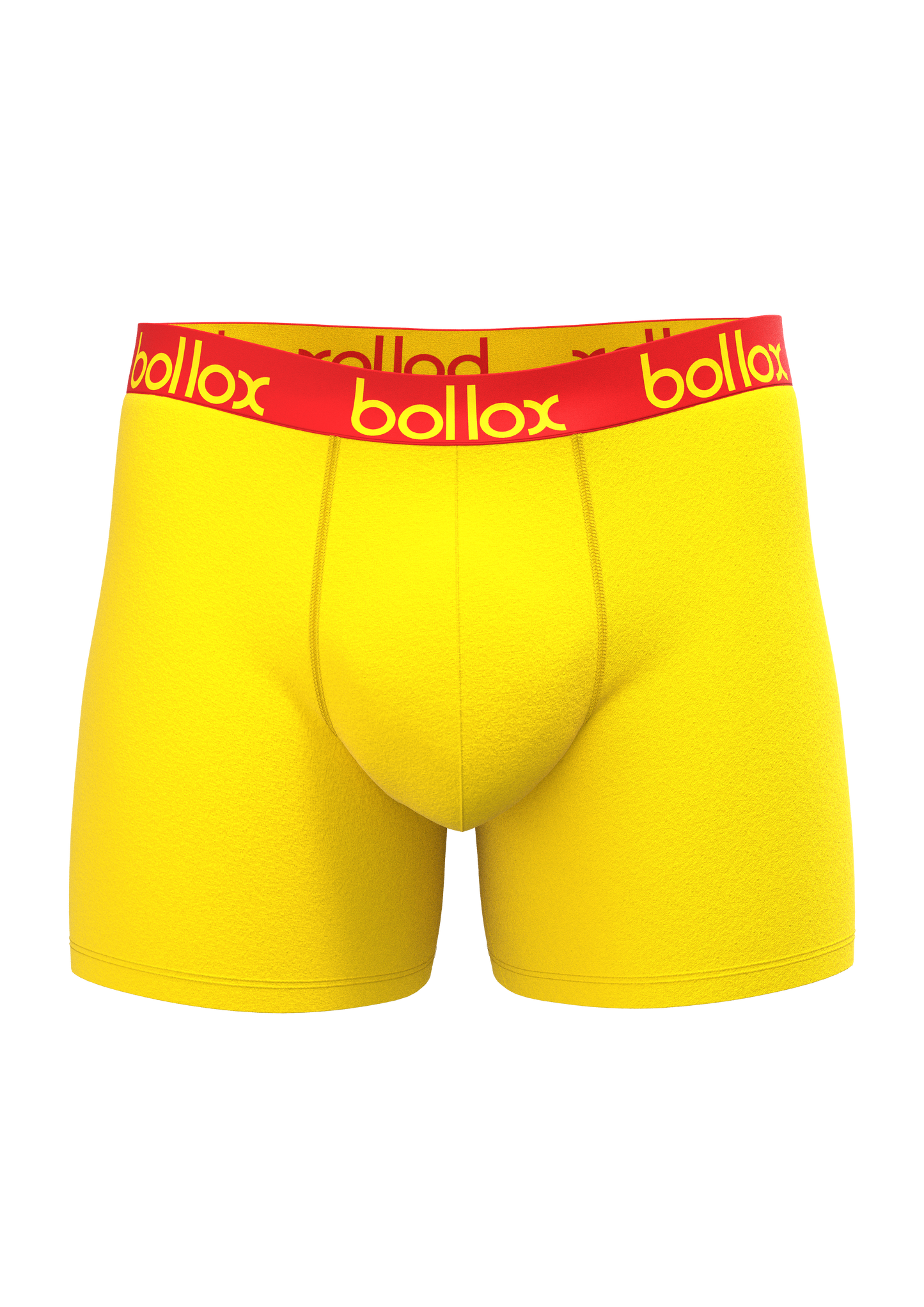 Red & Yellow Duo Tone Set - Men's cotton boxer shorts (2 pack)