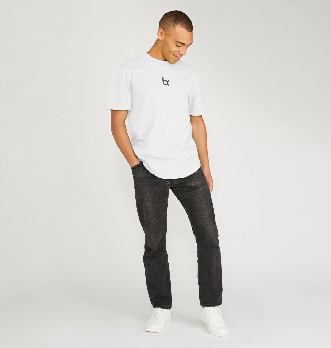 BX Longline Tee - White