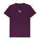 Purple BX Standard Tee with white logo