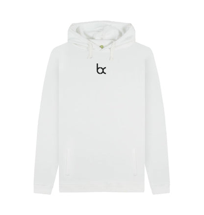 White BX Hoodie - with black logo