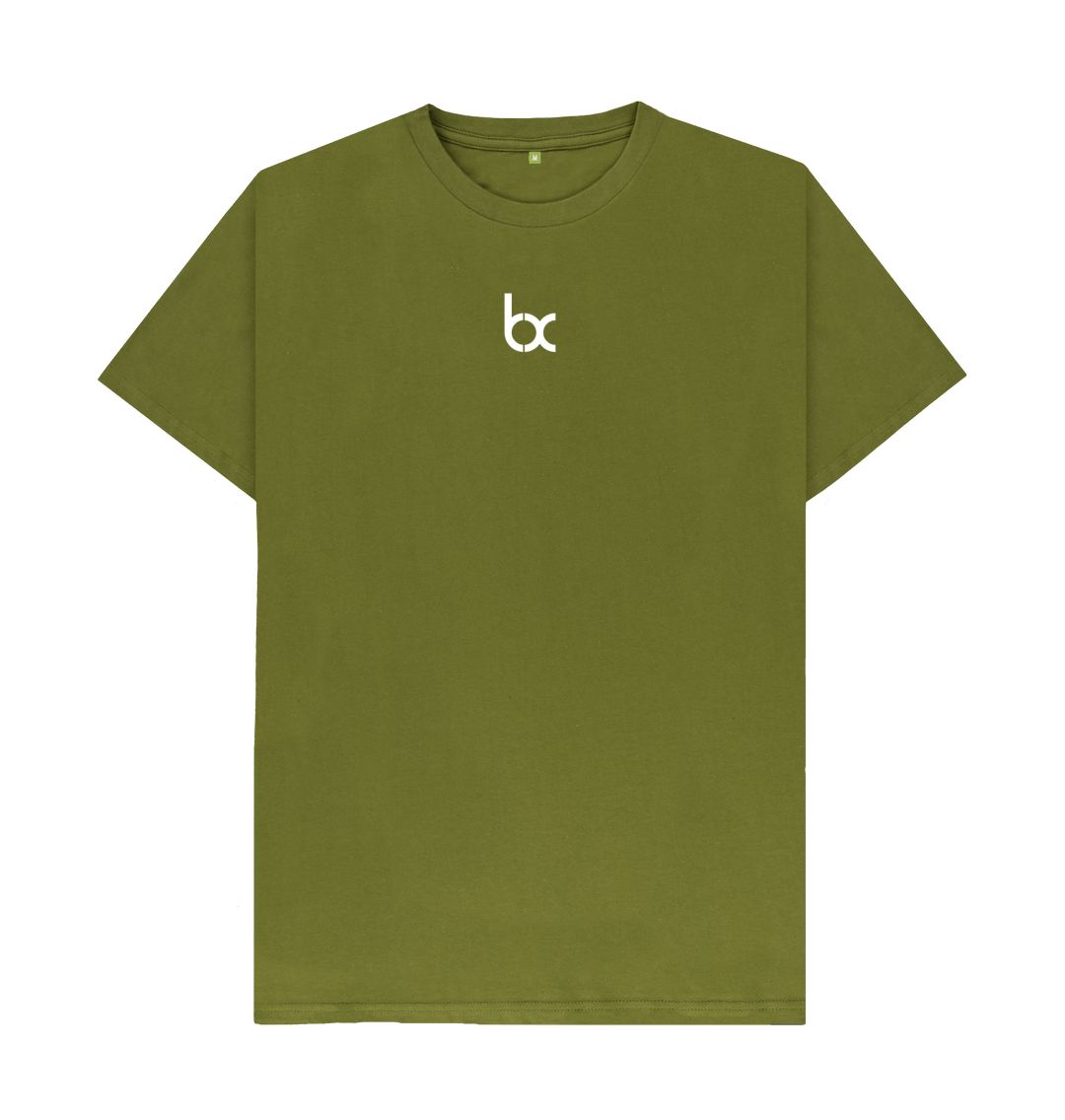 Moss Green BX Standard Tee with white logo