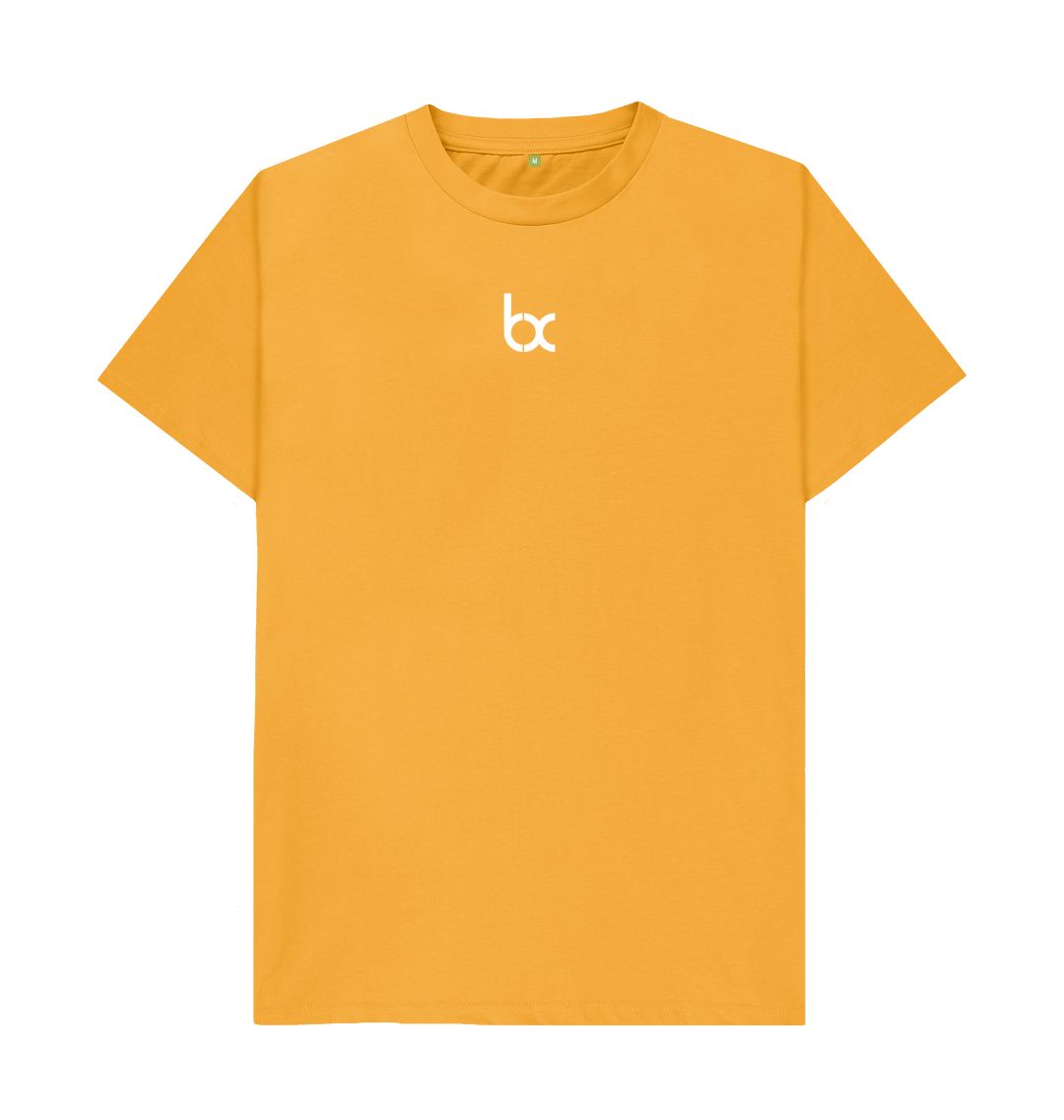 Mustard BX Standard Tee with white logo