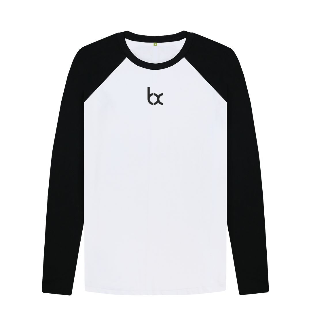 Black-White BX Baseball Long Sleeve - Grey