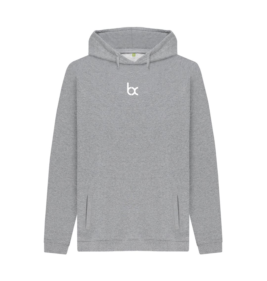 Light Heather BX Hoodie - with white logo