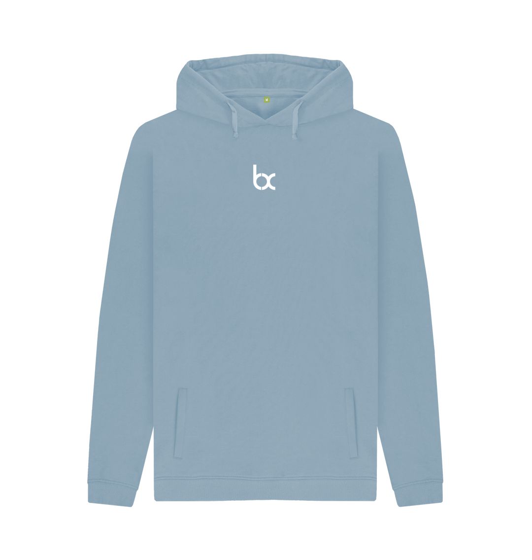 Stone Blue BX Hoodie - with white logo