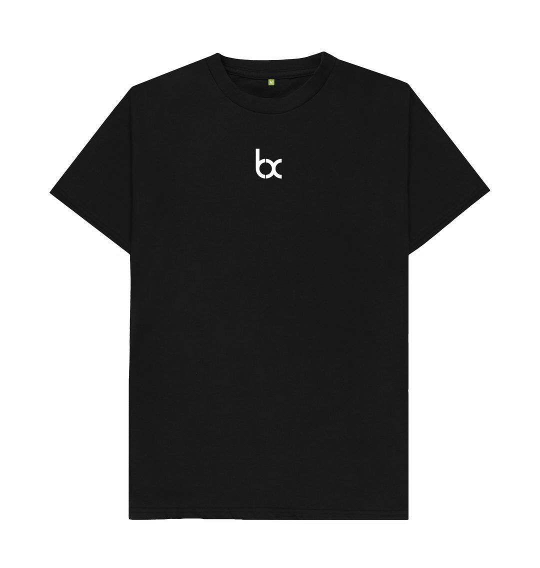 Black BX Standard Tee with white logo